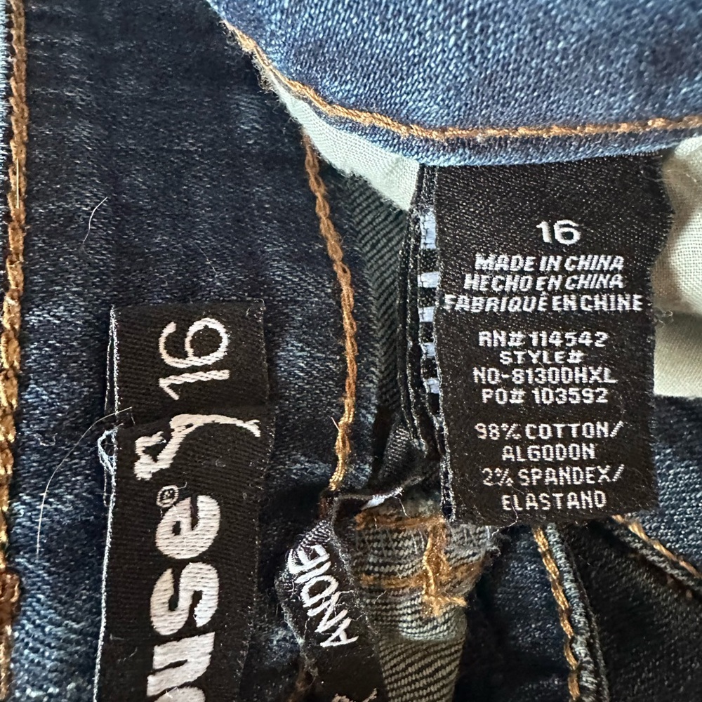 Women's Blue Jean Shorts 16W (3) pairs - Picture 7 of 10